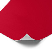 vlag van de staat Alabama Poster (Hoek)