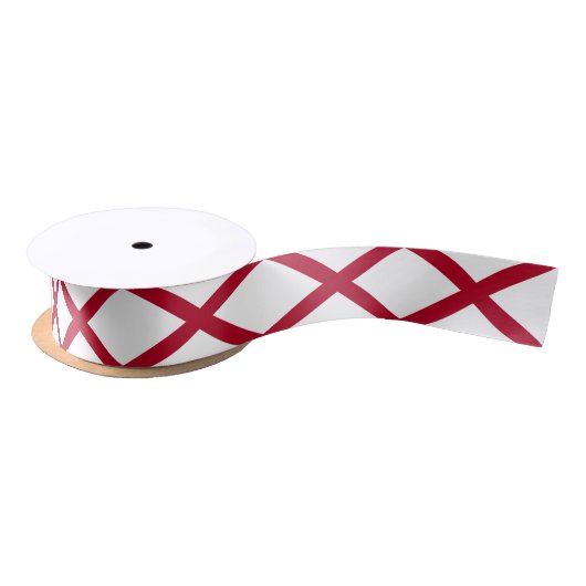 vlag van de staat Alabama Satijnen Lint (Spoel)