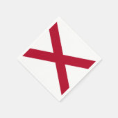 vlag van de staat Alabama Servetten (Hoek)