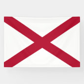 vlag van de staat Alabama Spandoek (Horizontaal)
