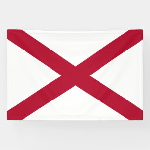 vlag van de staat Alabama Spandoek