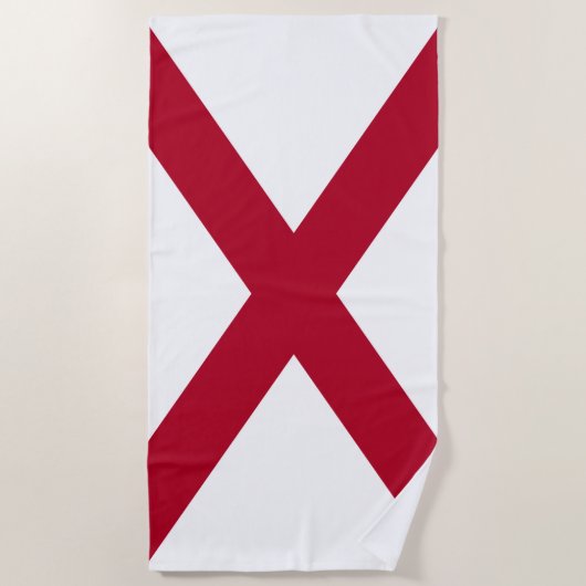 vlag van de staat Alabama Strandlaken (Voorkant)