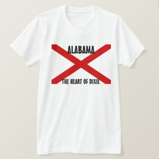 vlag van de staat Alabama T-shirt