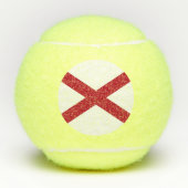 vlag van de staat Alabama Tennisballen (Voorkant)