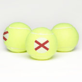 vlag van de staat Alabama Tennisballen (Multi)