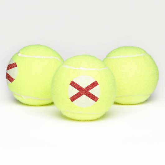 vlag van de staat Alabama Tennisballen (Multi)