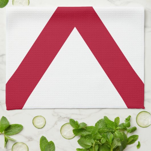 vlag van de staat Alabama Theedoek (Gevouwen)