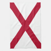 vlag van de staat Alabama Theedoek (Verticaal)