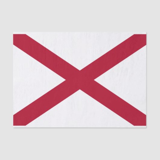 vlag van de staat Alabama Tissuepapier (Voorkant)