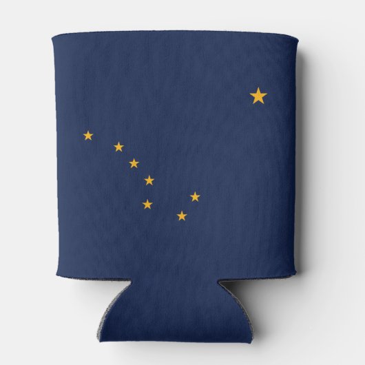 vlag van de staat Alaska Blikjeskoeler (Achterkant)