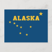 vlag van de staat Alaska Briefkaart (Voorkant)