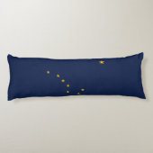 vlag van de staat Alaska Lichaamskussen (Achterkant)