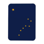 vlag van de staat Alaska Magneet (Verticaal)