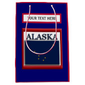 vlag van de staat Alaska Medium Cadeauzakje (Voorkant)