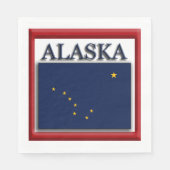 vlag van de staat Alaska Servet (Voorkant)