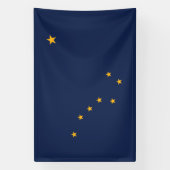 vlag van de staat Alaska Spandoek (Verticaal)