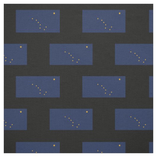 vlag van de staat Alaska Stof (Swatch)