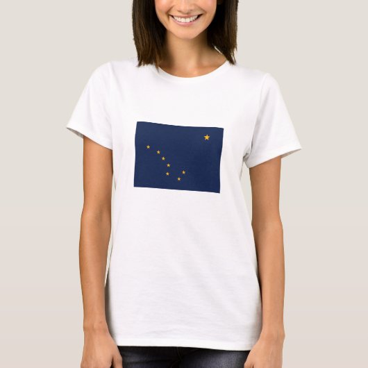 vlag van de staat Alaska T-shirt (Voorkant)