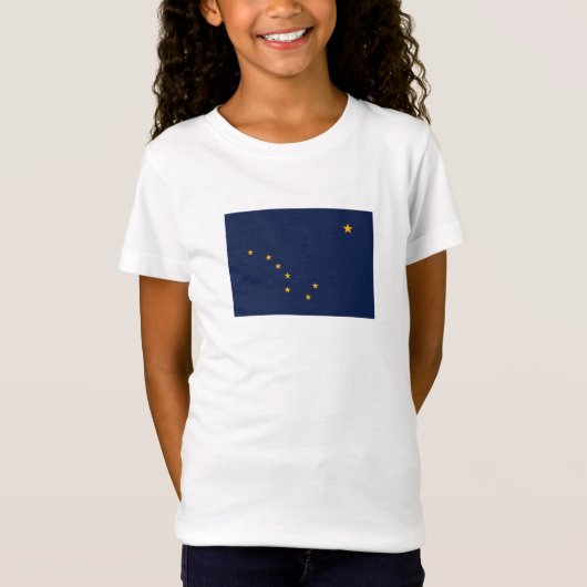 vlag van de staat Alaska T-shirt (Voorkant)