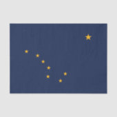 vlag van de staat Alaska Tissuepapier (Voorkant)