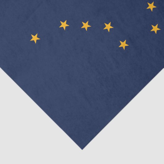 vlag van de staat Alaska Tissuepapier (Detail)