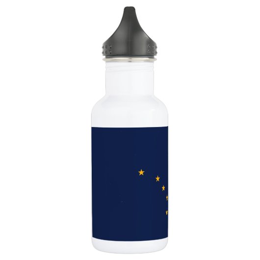 vlag van de staat Alaska Waterfles (Links)