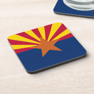 Vlag van de staat Arizona Bier Onderzetter