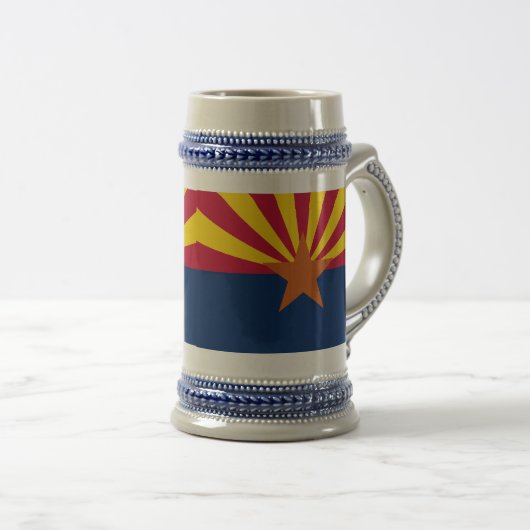 Vlag van de staat Arizona Bierpul (Voorkant rechts)