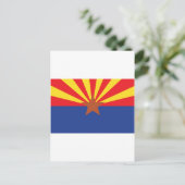 Vlag van de staat Arizona Briefkaart (Staand voorkant)