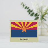 Vlag van de staat Arizona Briefkaart (Staand voorkant)