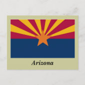 Vlag van de staat Arizona Briefkaart (Voorkant)