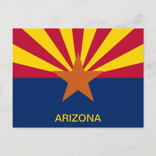 Vlag van de staat Arizona Briefkaart (Voorkant)