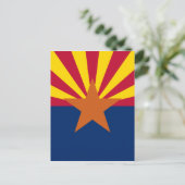 Vlag van de staat Arizona Briefkaart (Staand voorkant)