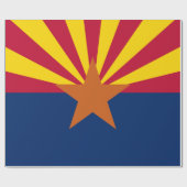 Vlag van de staat Arizona Cadeaupapier (Vlak)