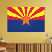 Vlag van de staat Arizona Canvas Afdruk (Insitu (Woonkamer))