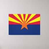 Vlag van de staat Arizona Canvas Afdruk (Voorkant)