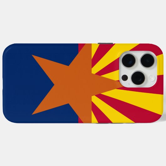 Vlag van de staat Arizona Case-Mate iPhone Case (Achterkant (horizontaal))