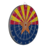 Vlag van de staat Arizona Dartbord (Voorkant Links)