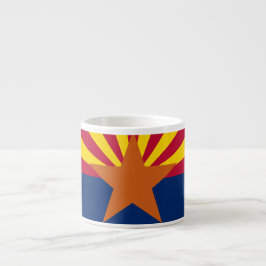 Vlag van de staat Arizona Espresso Kop