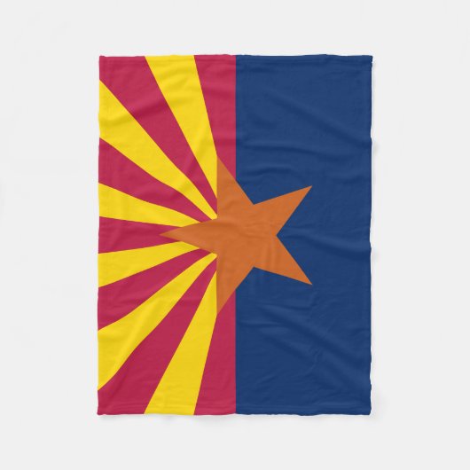 Vlag van de staat Arizona Fleece Deken (Voorkant)