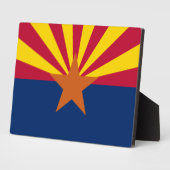 Vlag van de staat Arizona Fotoplaat (Zijkant)