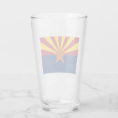 Vlag van de staat Arizona Glas (Achterkant)