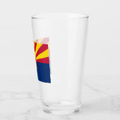 Vlag van de staat Arizona Glas (Links)