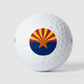 Vlag van de staat Arizona Golfballen (Voorkant)