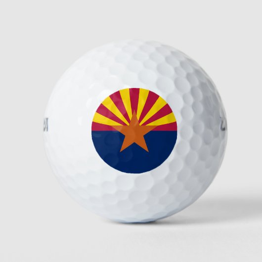Vlag van de staat Arizona Golfballen (Voorkant)
