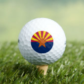 Vlag van de staat Arizona Golfballen (Insitu Shirt)