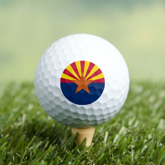 Vlag van de staat Arizona Golfballen (Insitu Shirt)