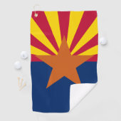 Vlag van de staat Arizona Golfhanddoek (Insitu)