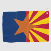 Vlag van de staat Arizona Golfhanddoek (Horizontaal)