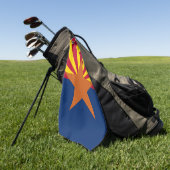 Vlag van de staat Arizona Golfhanddoek (Groen)